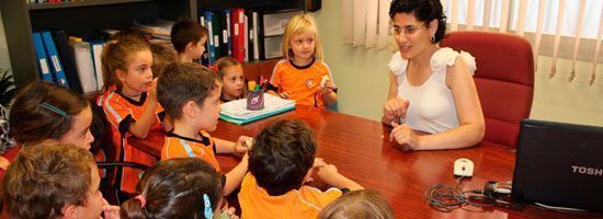 4 años, excursión por el cole
