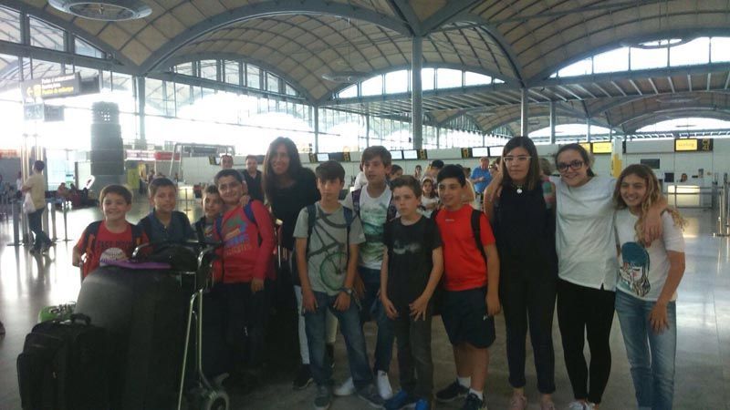 Los alumnos de 5º y 6º  de Primaria ya estamos en Irlanda