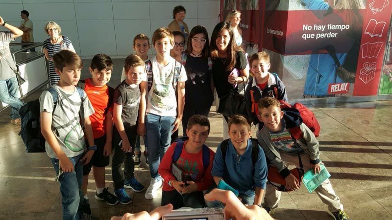 Los alumnos de 5º y 6º  de Primaria ya estamos en Irlanda