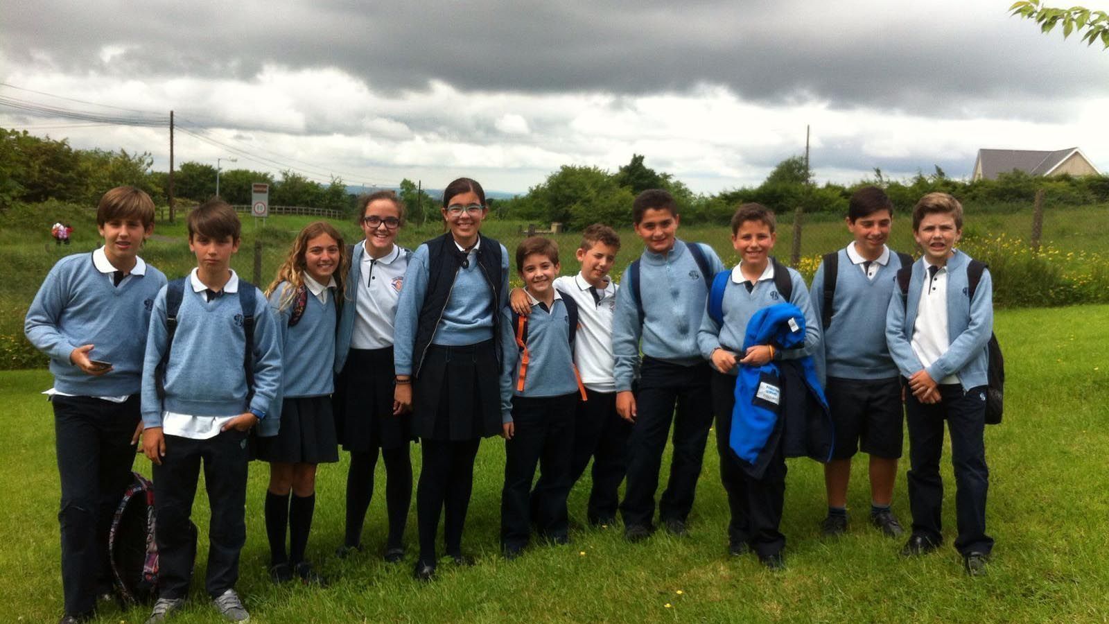 Los alumnos de 5º y 6º  de Primaria ya estamos en Irlanda