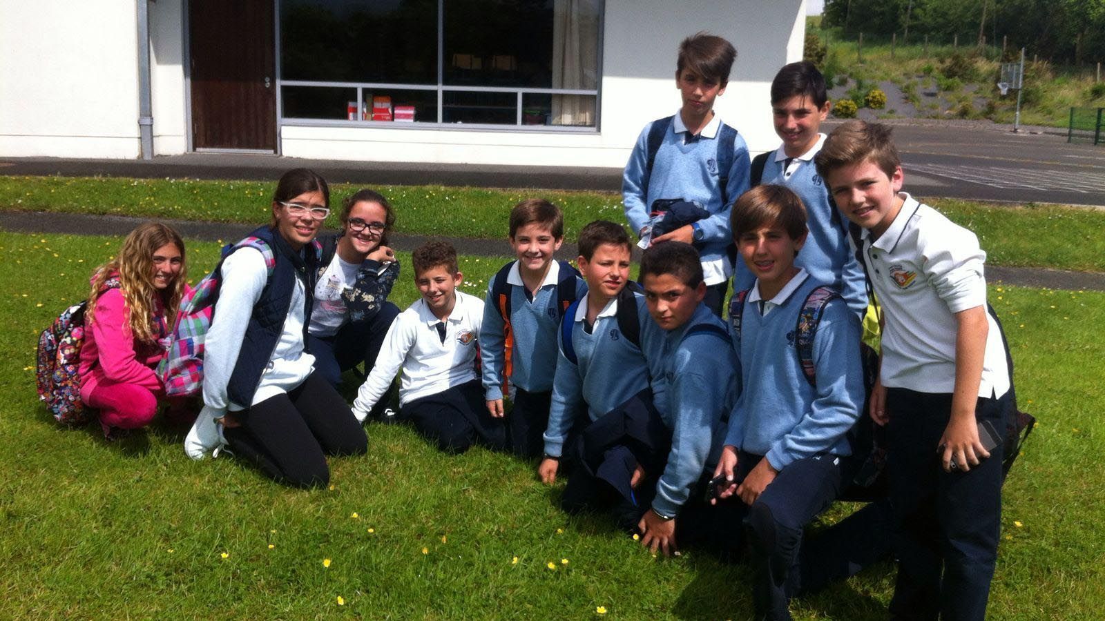 Los alumnos de 5º y 6º  de Primaria ya estamos en Irlanda