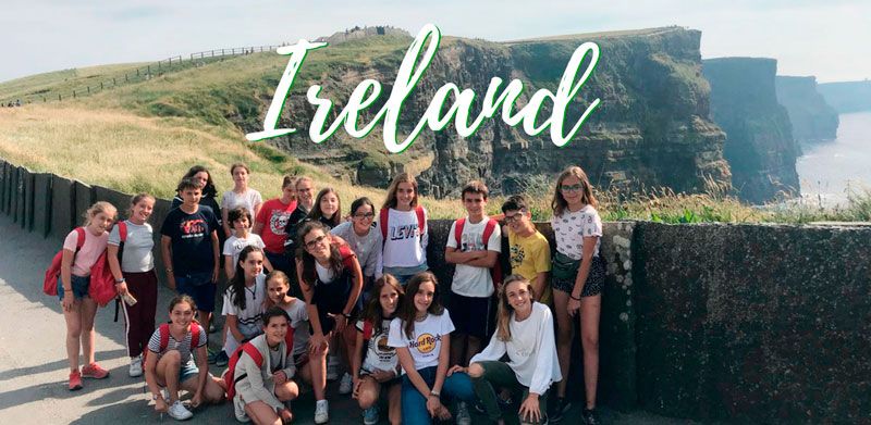 Los alumnos de 5º y 6º  de Primaria ya estamos en Irlanda