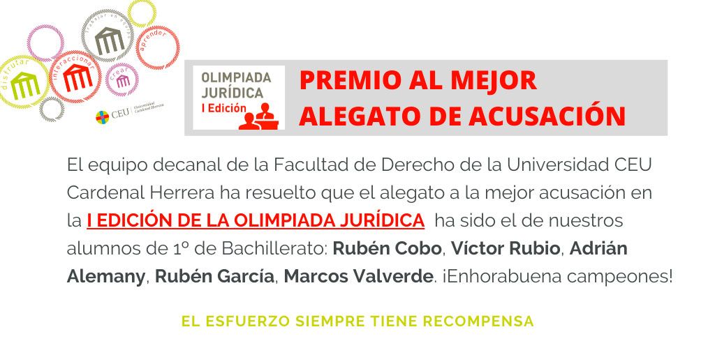 212 Ganadores I olimp juridica