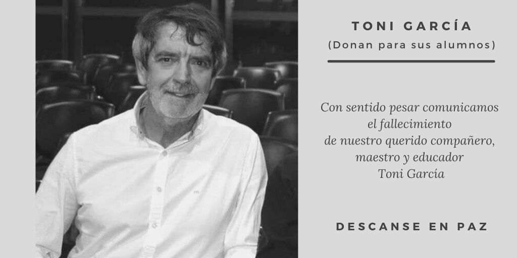 Ha fallecido Toni García