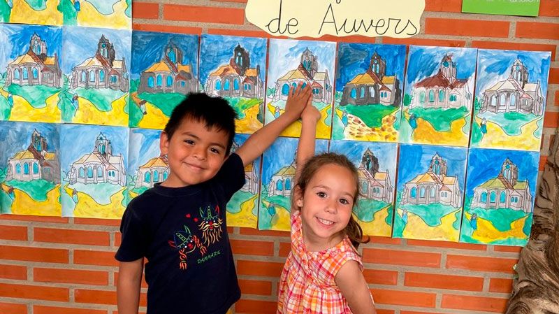 #2infantil | La iglesia de Auvers-sur-Oise