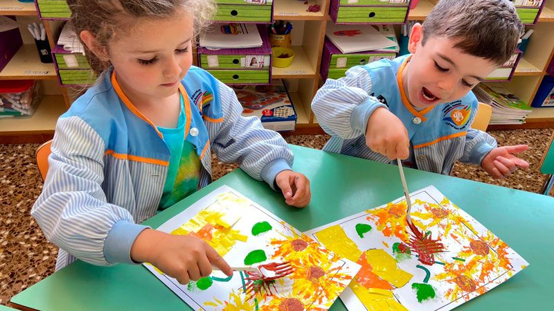 #2infantil | Los girasoles